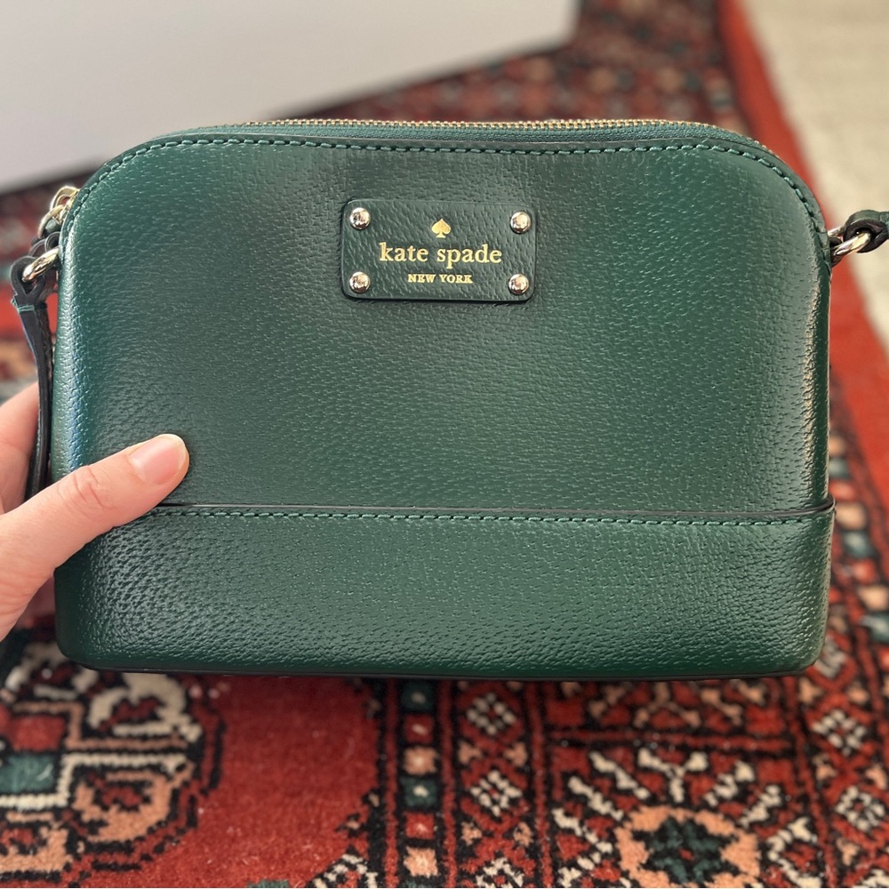 Kate Spade Dark Green Crossbody Bag